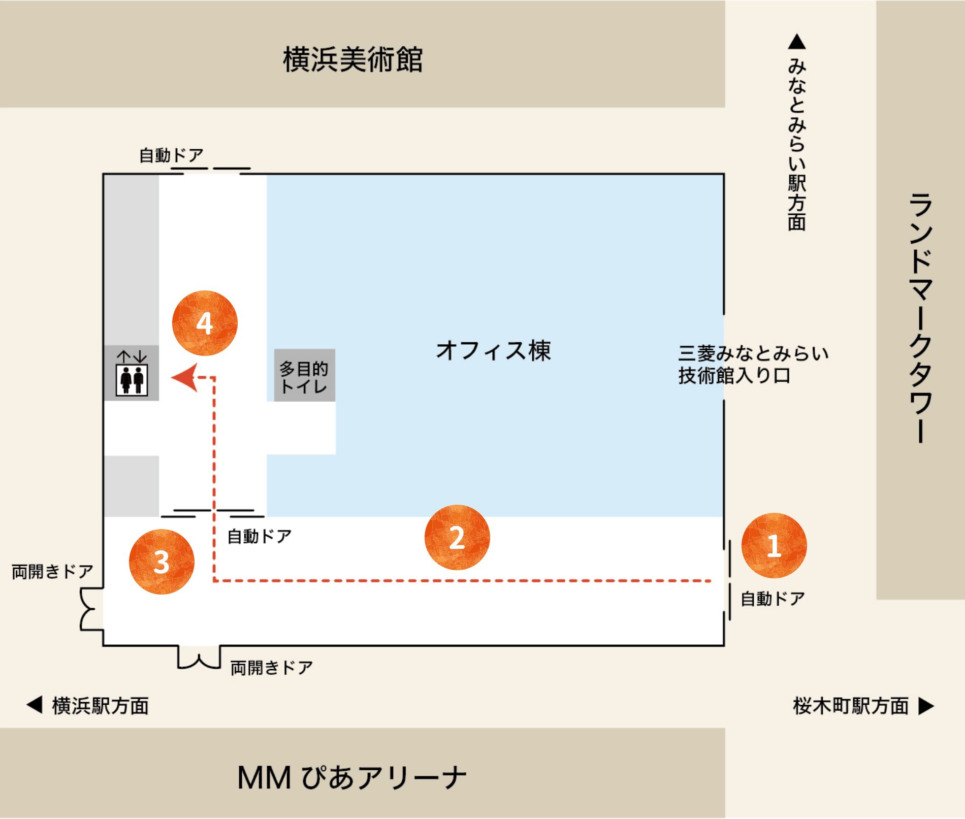 ビル内案内図